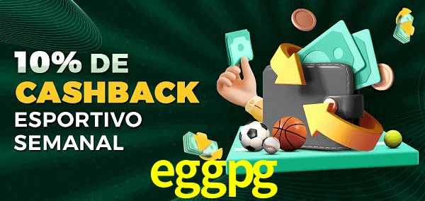 10% de bônus de cashback na eggpg